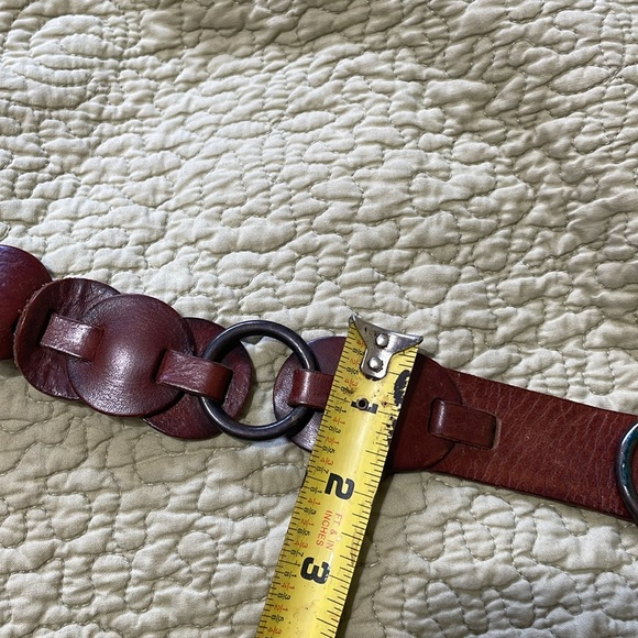Combination leather and chain-link belt - Picture 4 of 4
